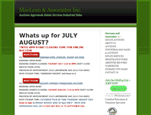 Tablet Screenshot of macleanandassociates.com